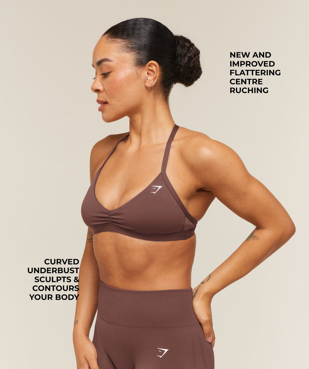Minimal Sports Bra 2.0 - Espresso Brown