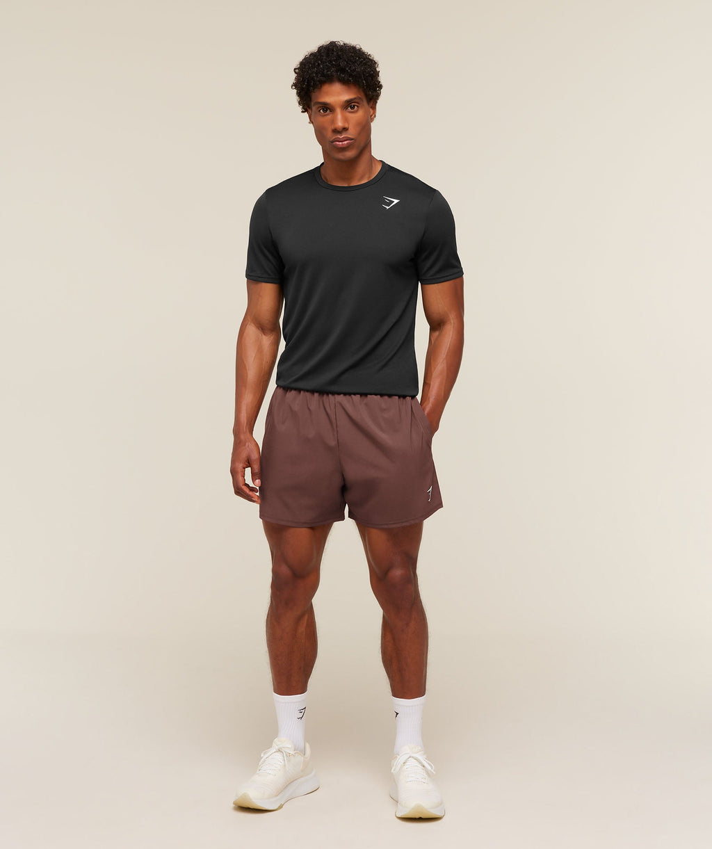 Arrival 5" Shorts - Espresso Brown