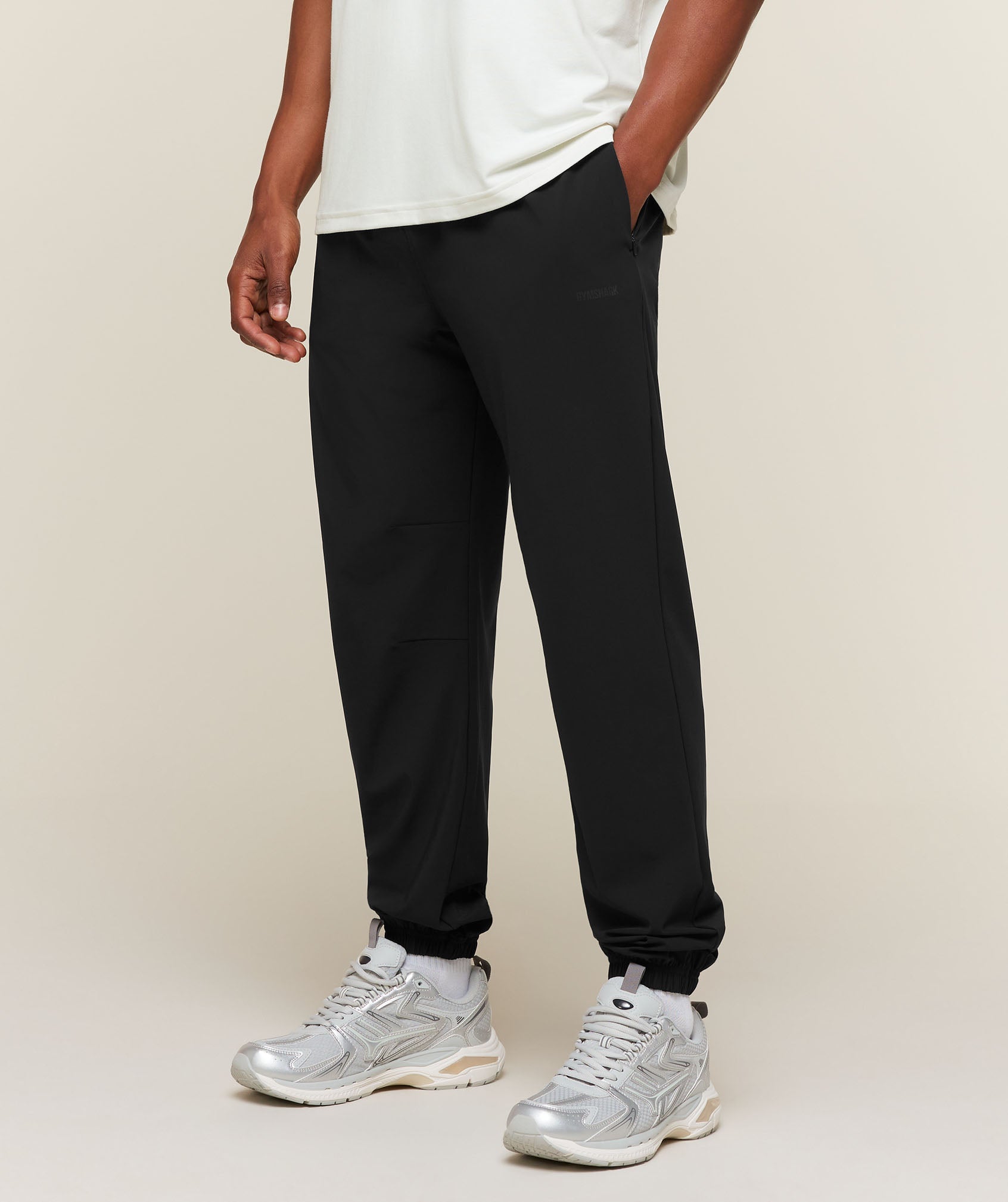 Campus Crest Cuffed Pants - Black