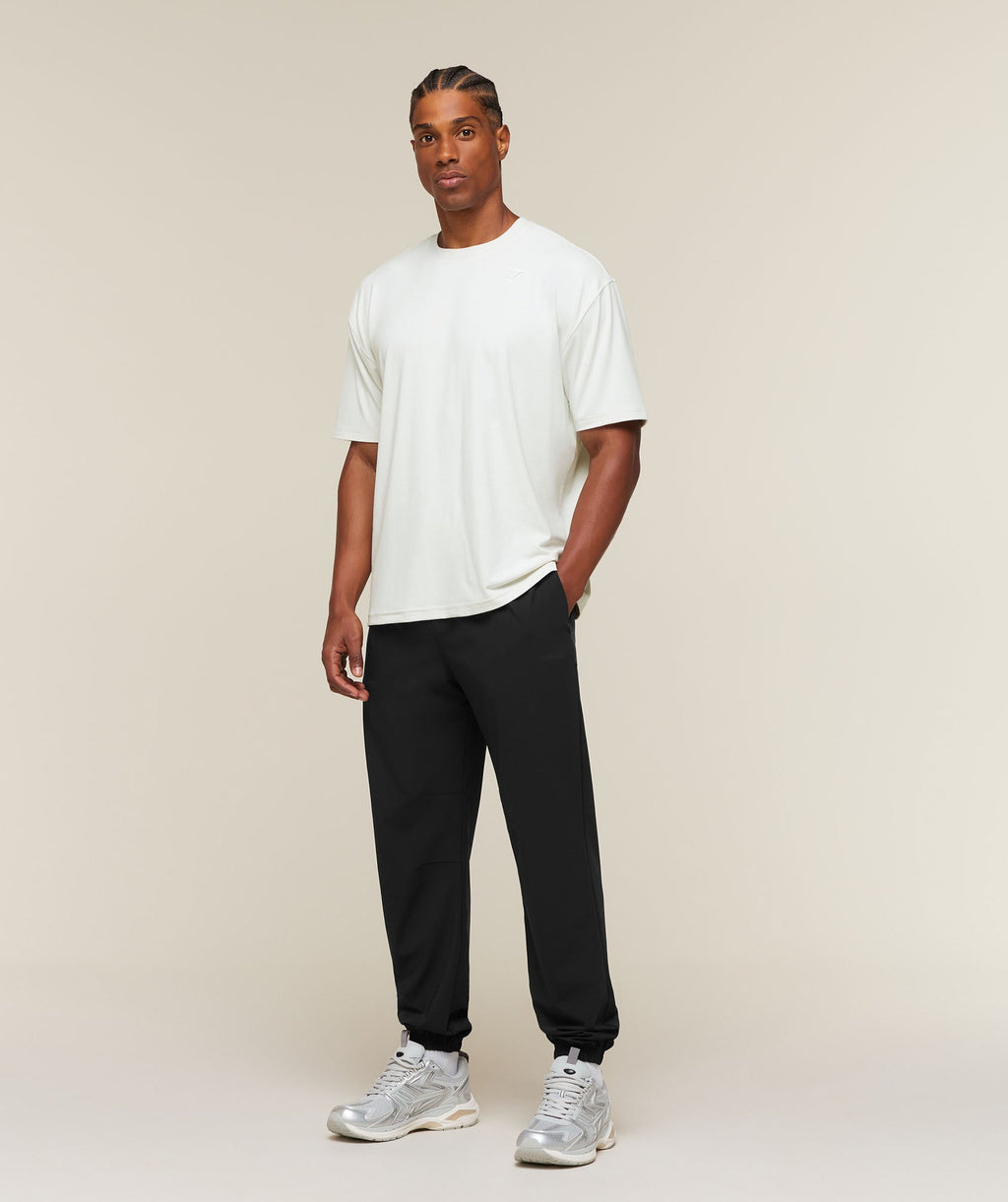 Campus Crest Cuffed Pants - Black