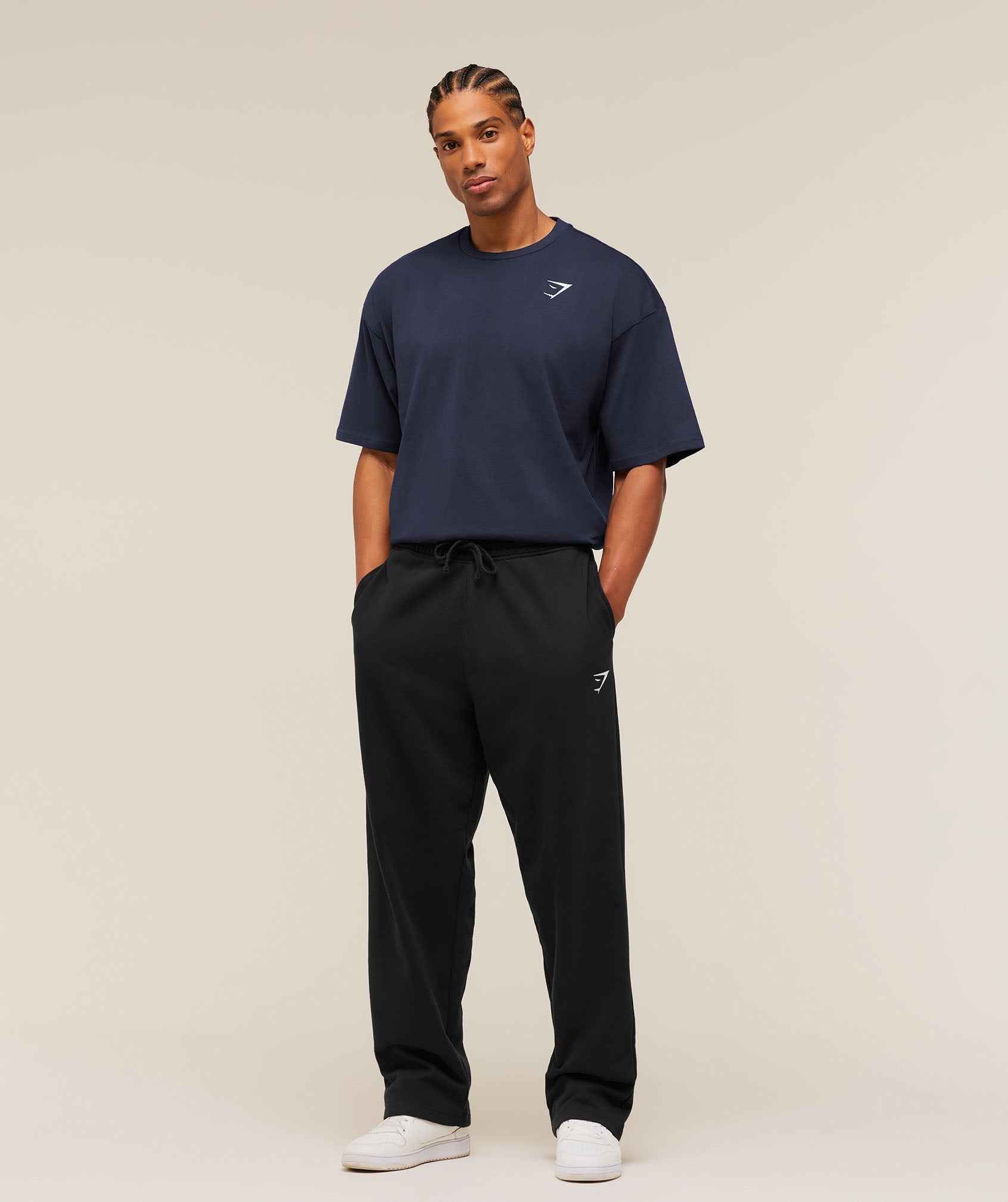 Crest Oversized T-Shirt - Heavy Blue