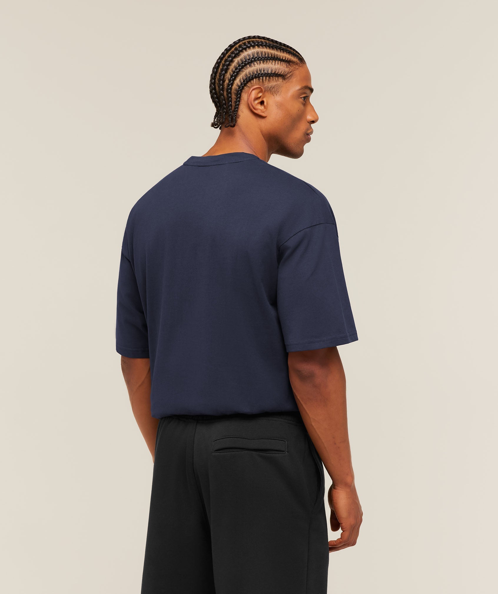Crest Oversized T-Shirt - Heavy Blue