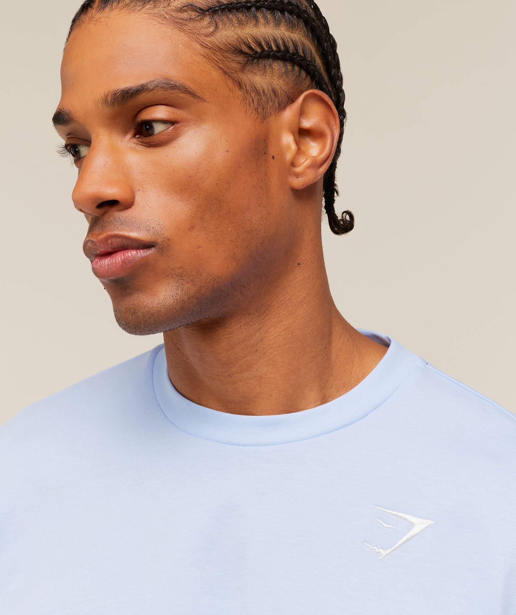 Crest Oversized T-Shirt - Tranquil Blue