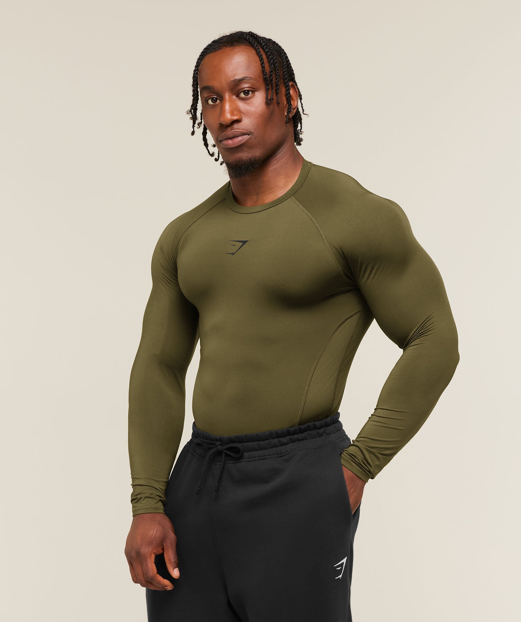 Element Baselayer Long Sleeve T-Shirt - Canvas Green