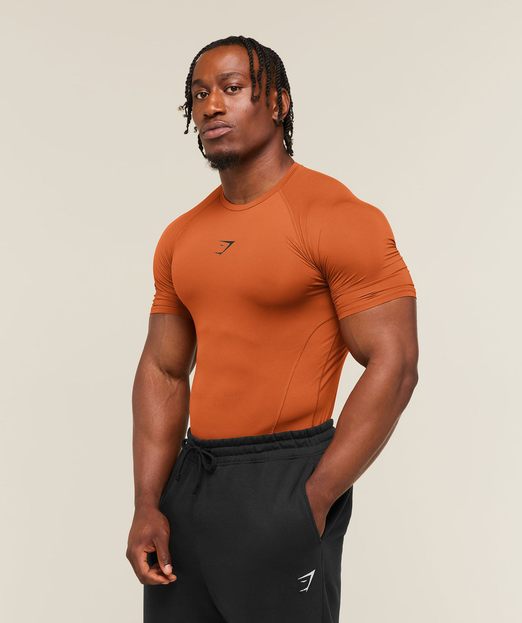 Element Baselayer T-Shirt - Nutmeg Orange