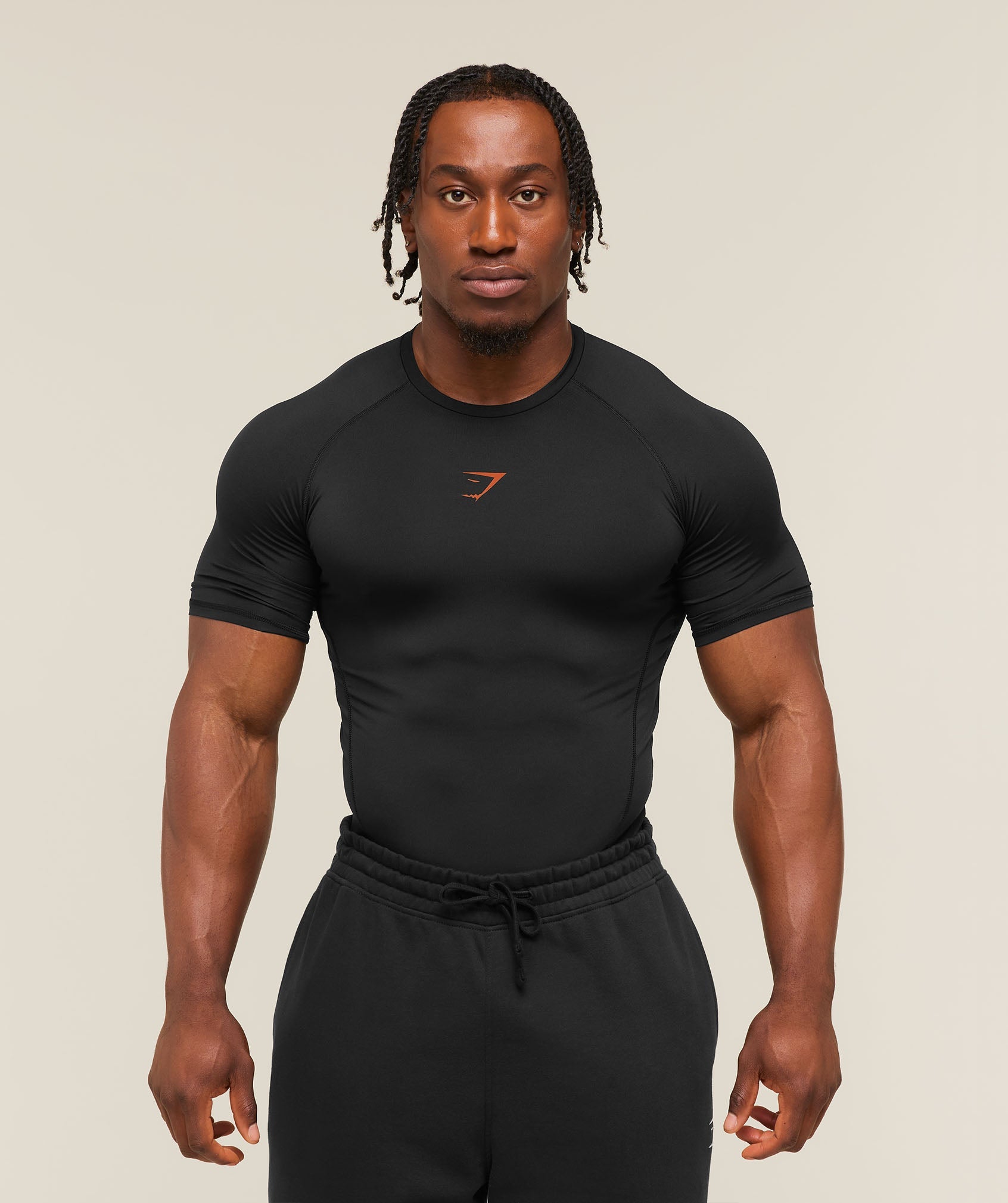 Element Baselayer T-Shirt - Black / Nutmeg Orange