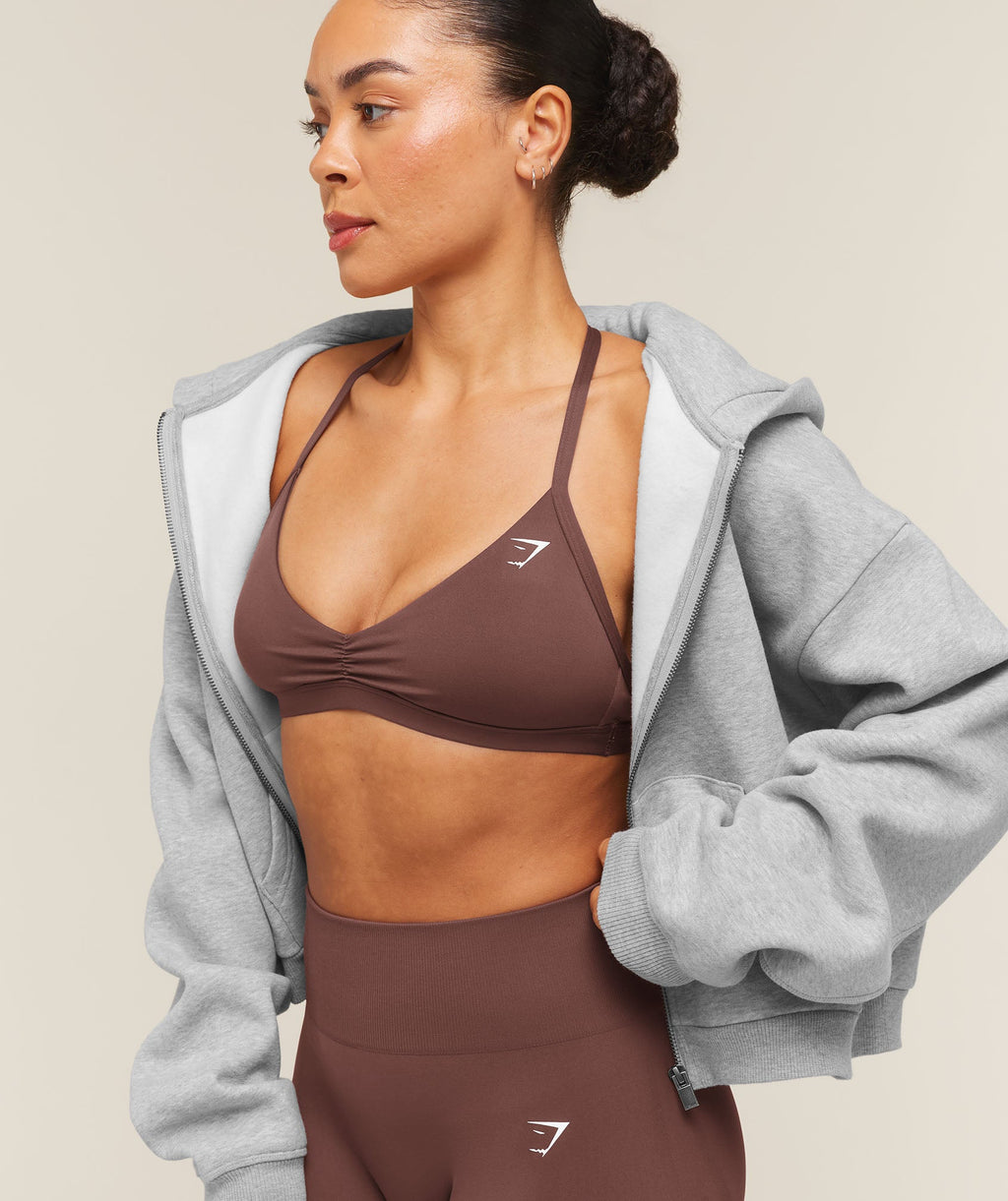Minimal Sports Bra 2.0 - Espresso Brown