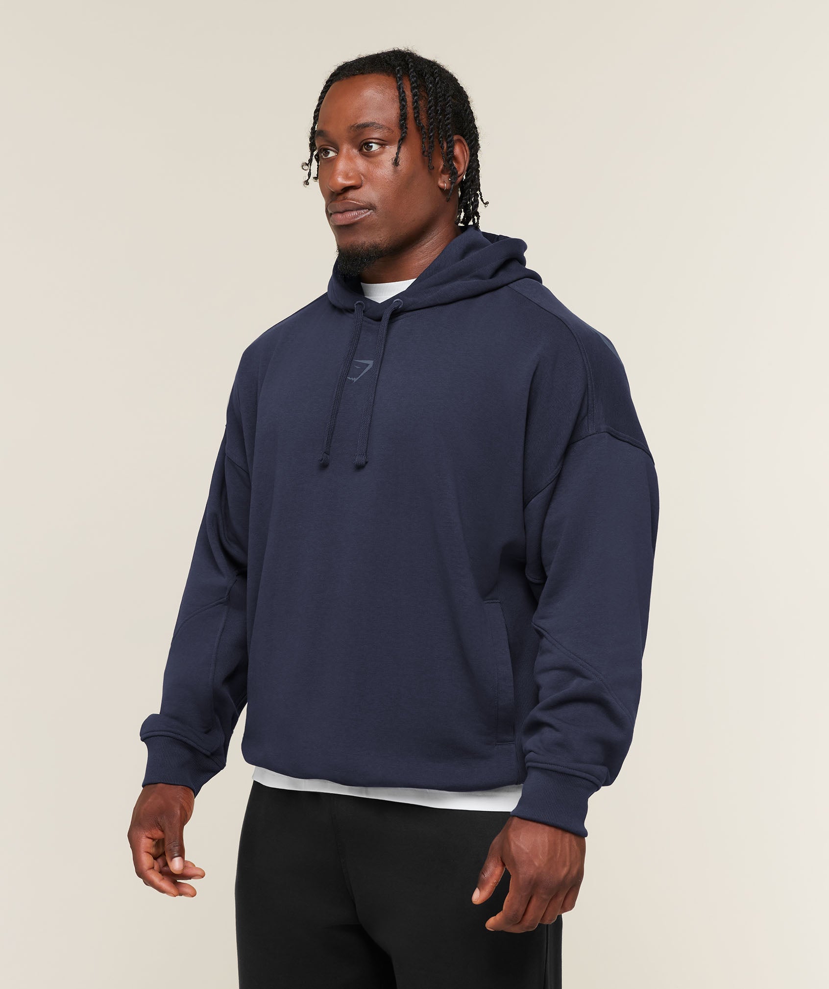 Power Oversized Hoodie - Heavy Blue/Shadow Blue