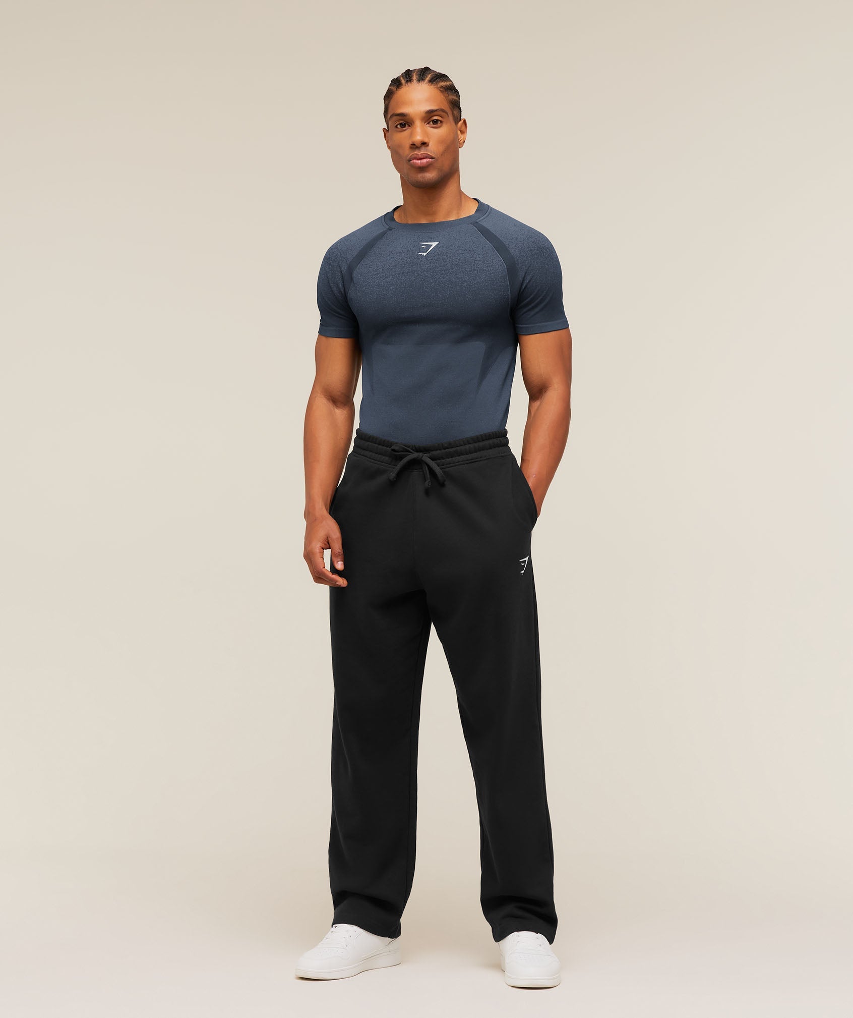 Shadow Seamless T Shirt - Heavy Blue