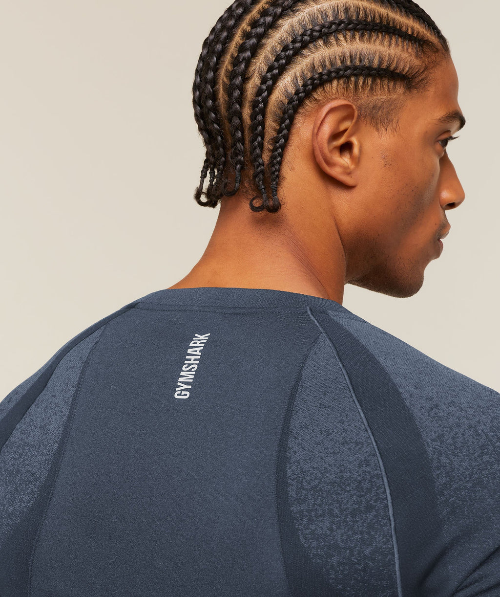 Shadow Seamless T Shirt - Heavy Blue