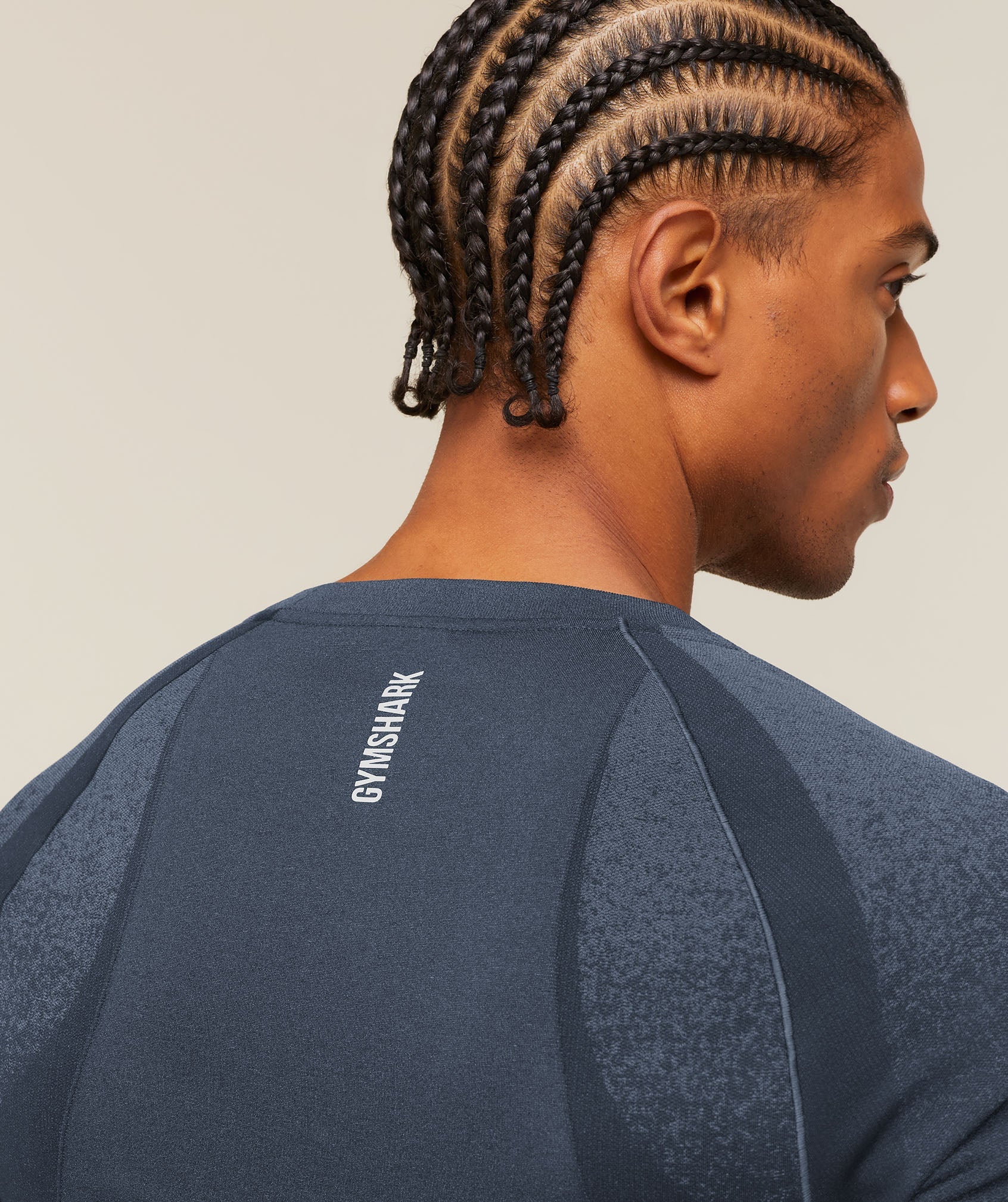 Shadow Seamless T Shirt - Heavy Blue