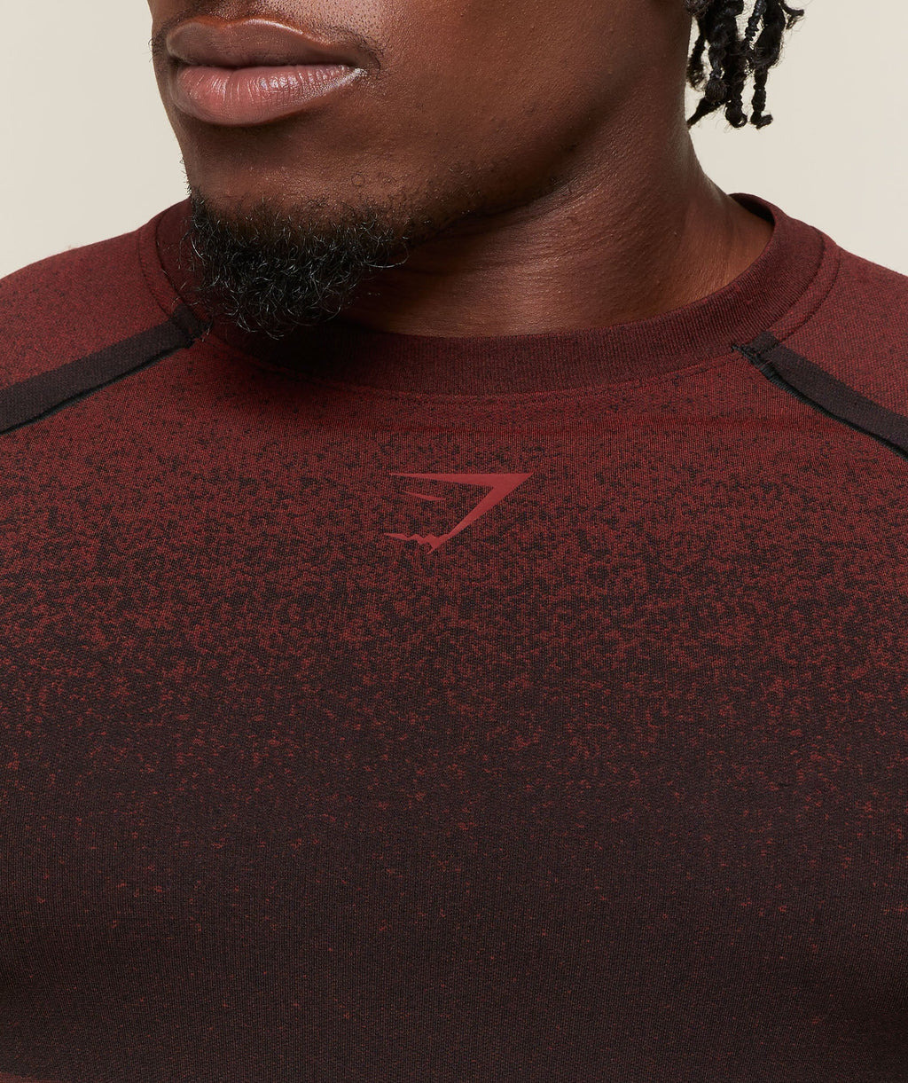 Shadow Seamless T Shirt - Sets Red