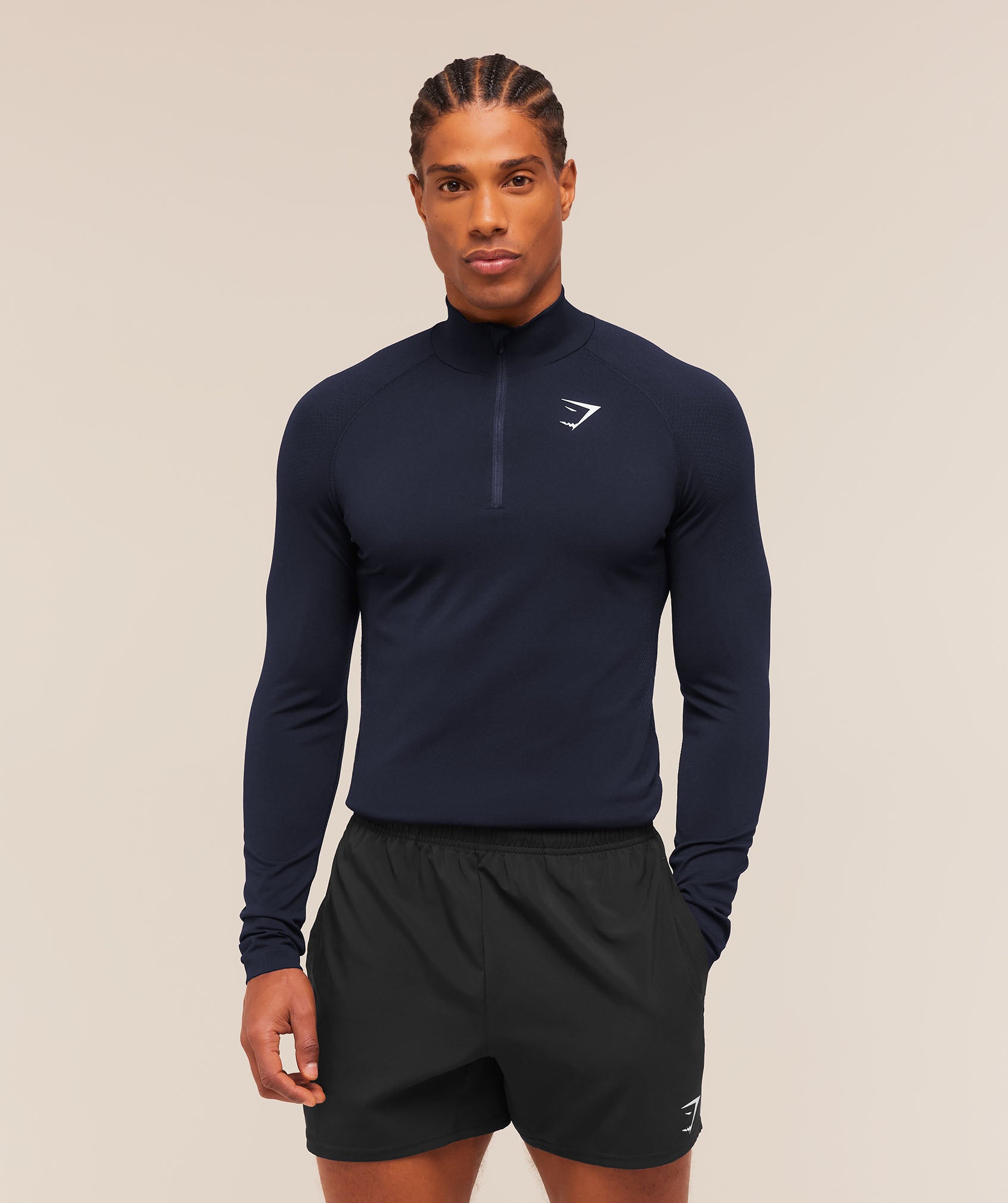 Vital 1/4 Zip - Navy/Heavy Blue