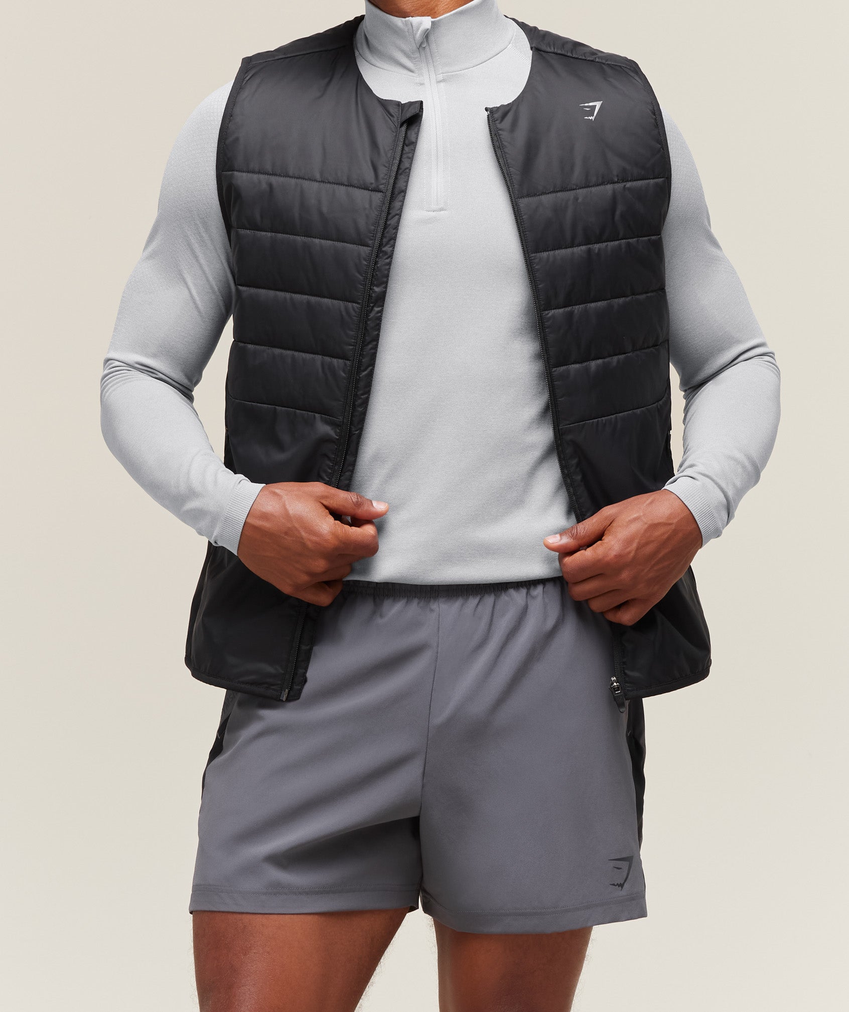 Vital 1/4 Zip - Light Grey/Smokey Grey