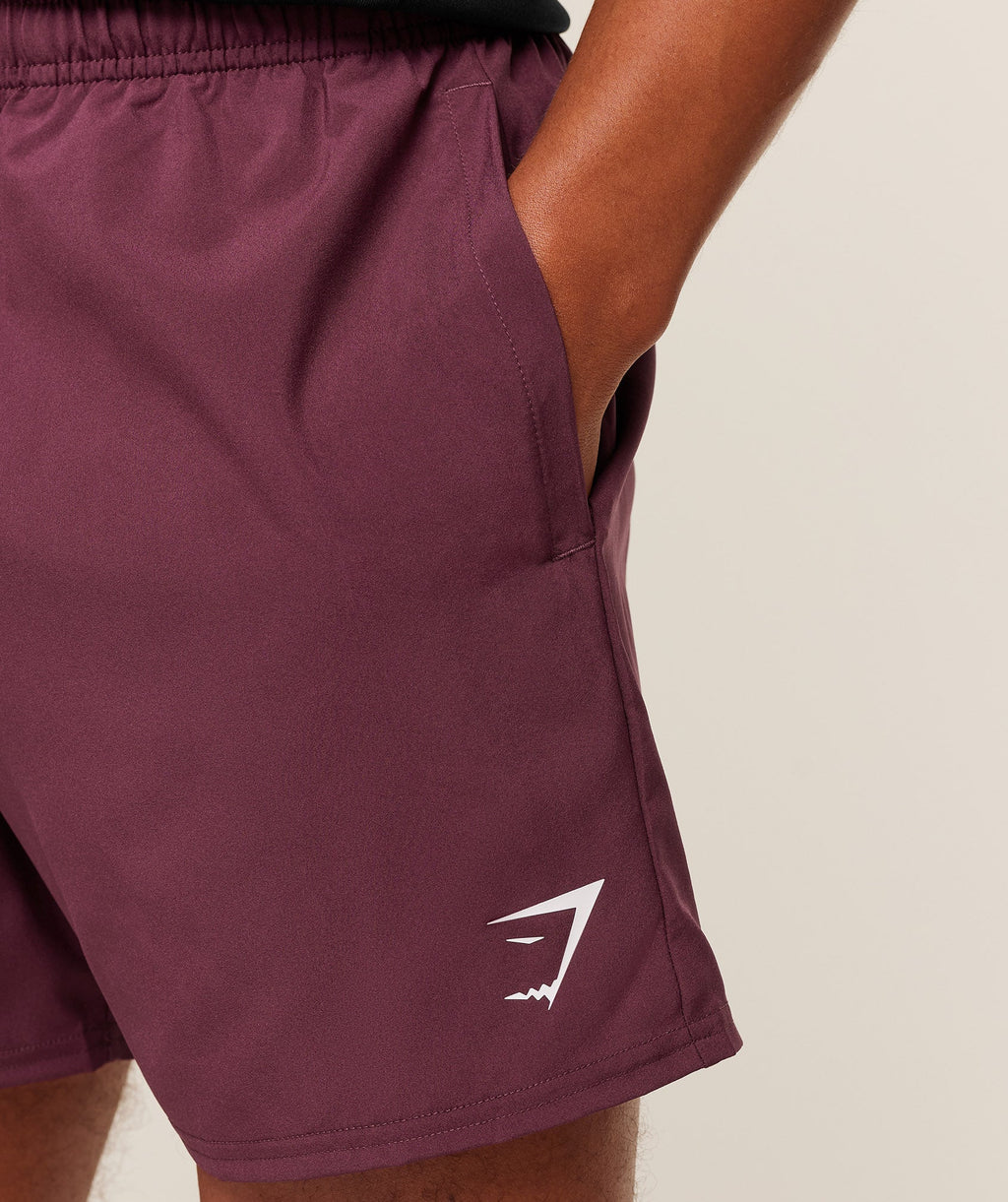 Arrival 5" Shorts - GS Impact Burgundy