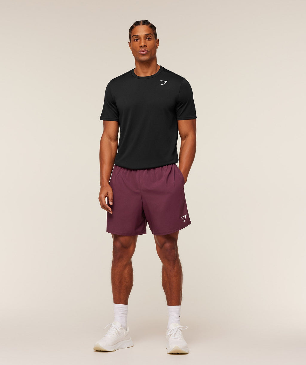 Arrival 7" Shorts - GS Impact Burgundy