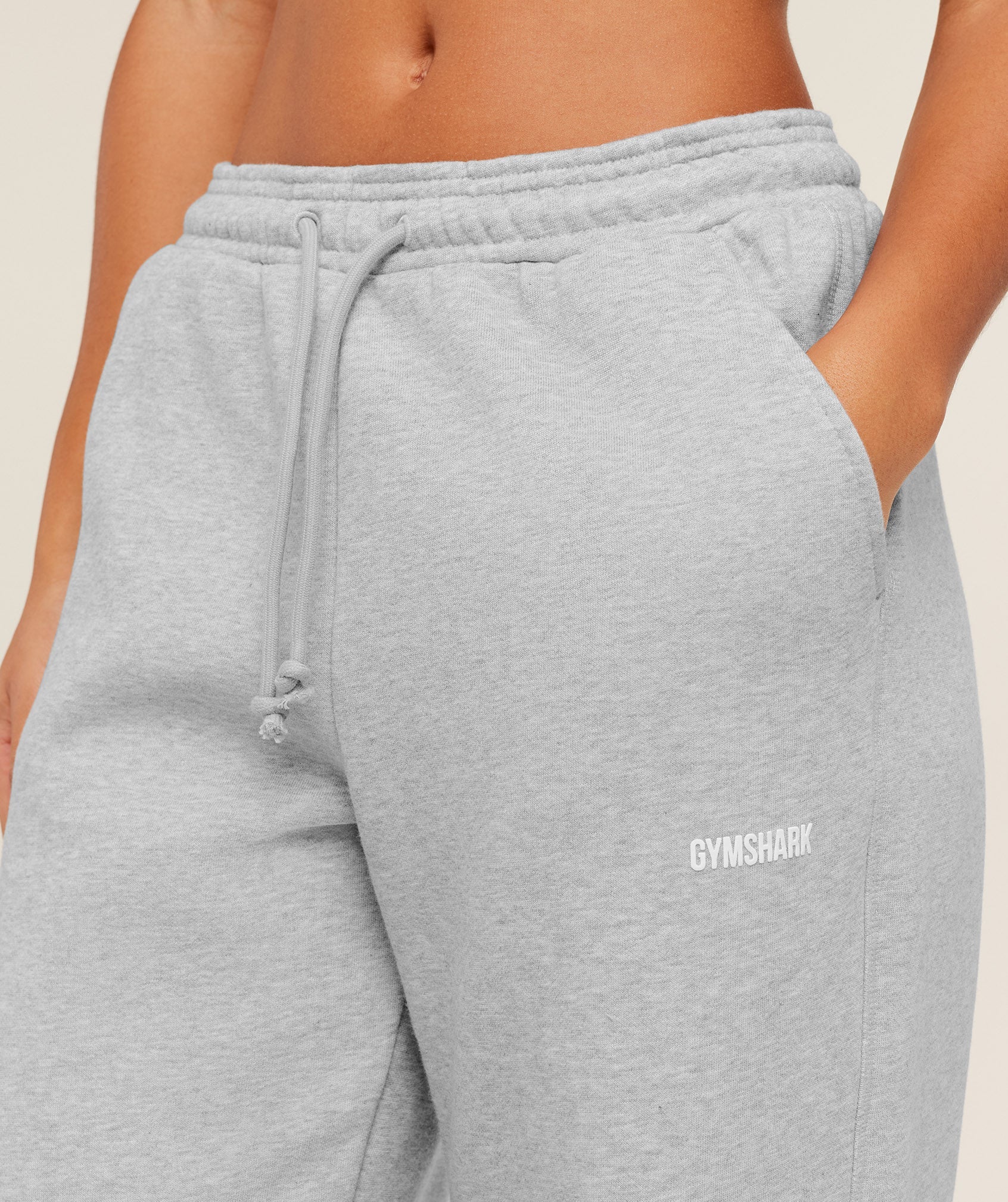 Cosy Luxe Straight Leg Tall Joggers - Bros Soft Grey Marl