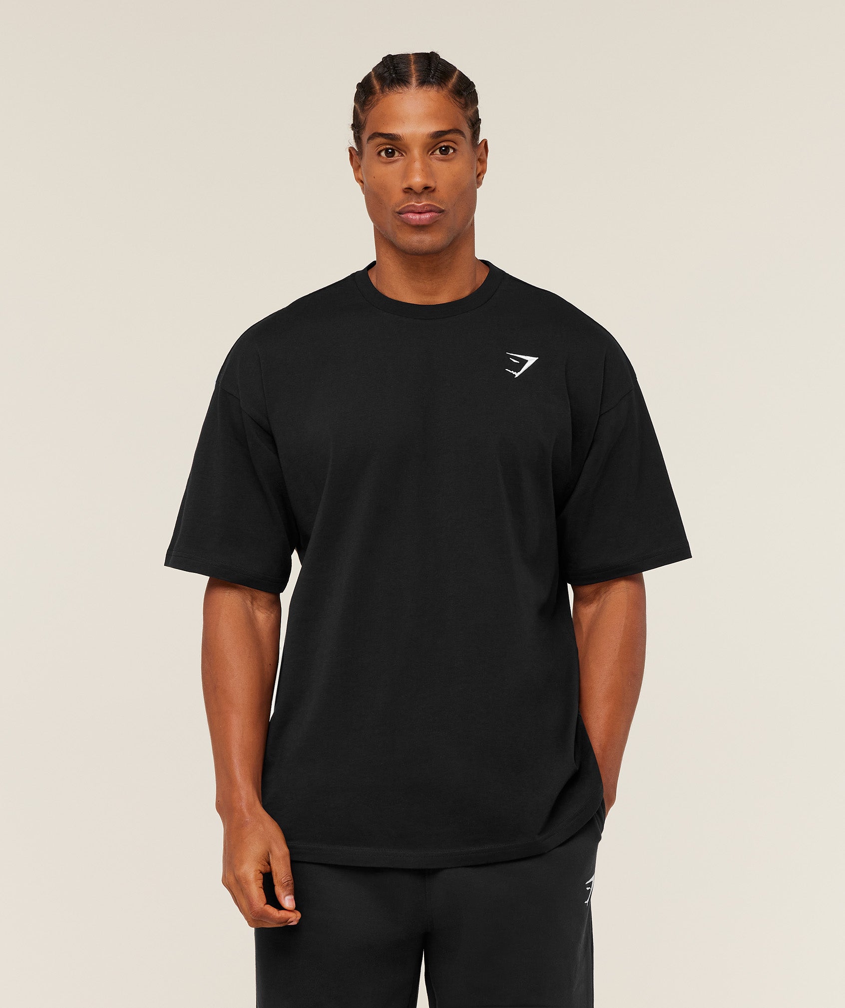 Crest Oversized T-Shirt - GS Black