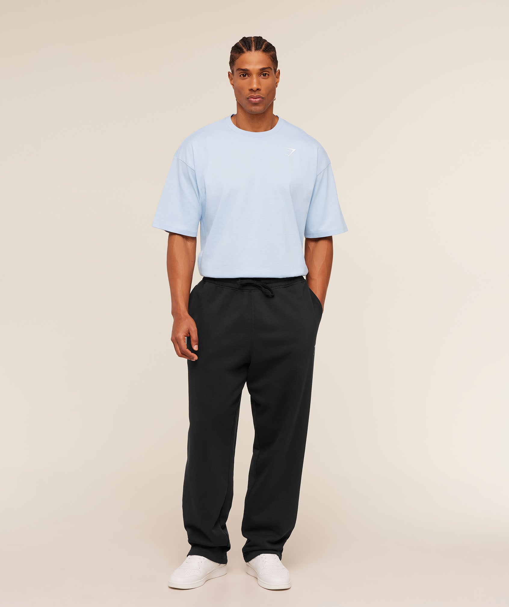 Crest Oversized T-Shirt - Chilled Blue
