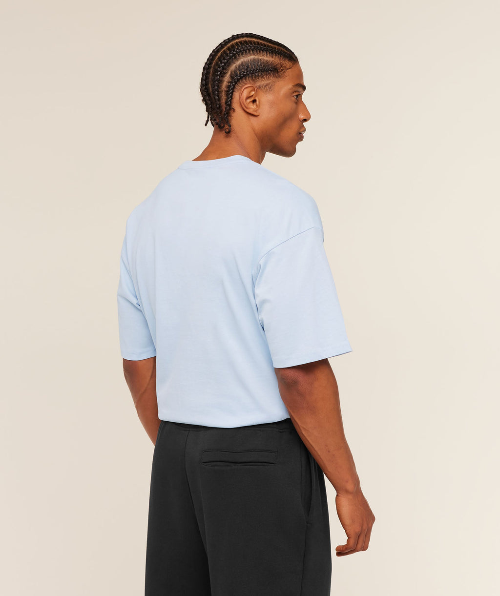 Crest Oversized T-Shirt - Chilled Blue