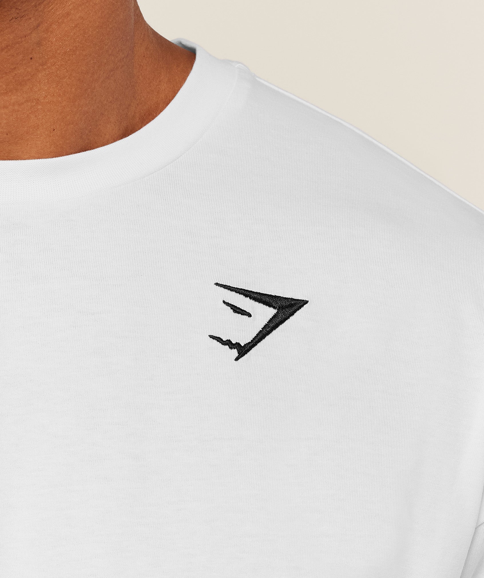 Crest Oversized T-Shirt - GS White