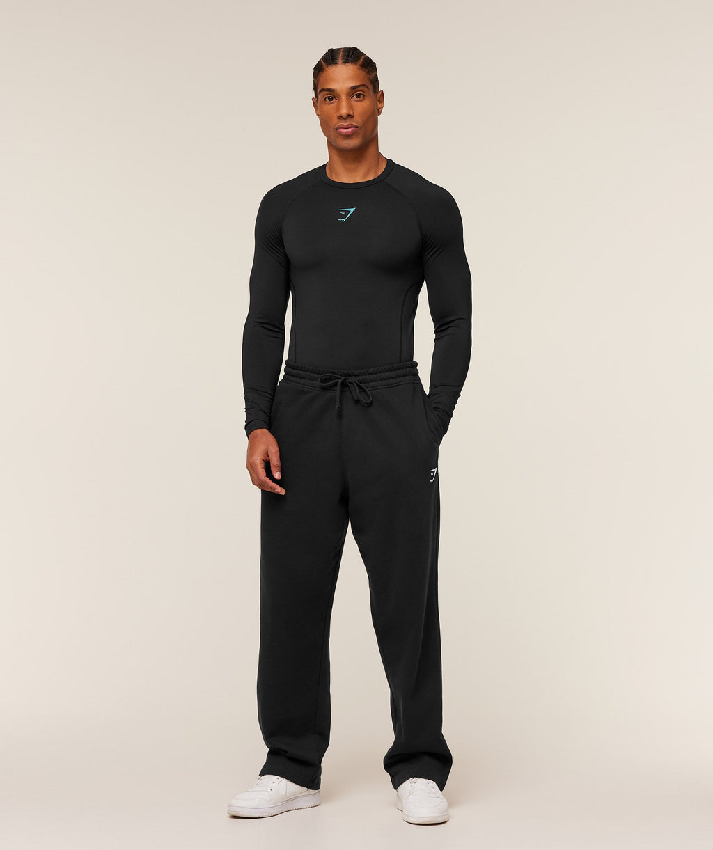 Element Baselayer Long Sleeve T-Shirt - Black/Brand Blue