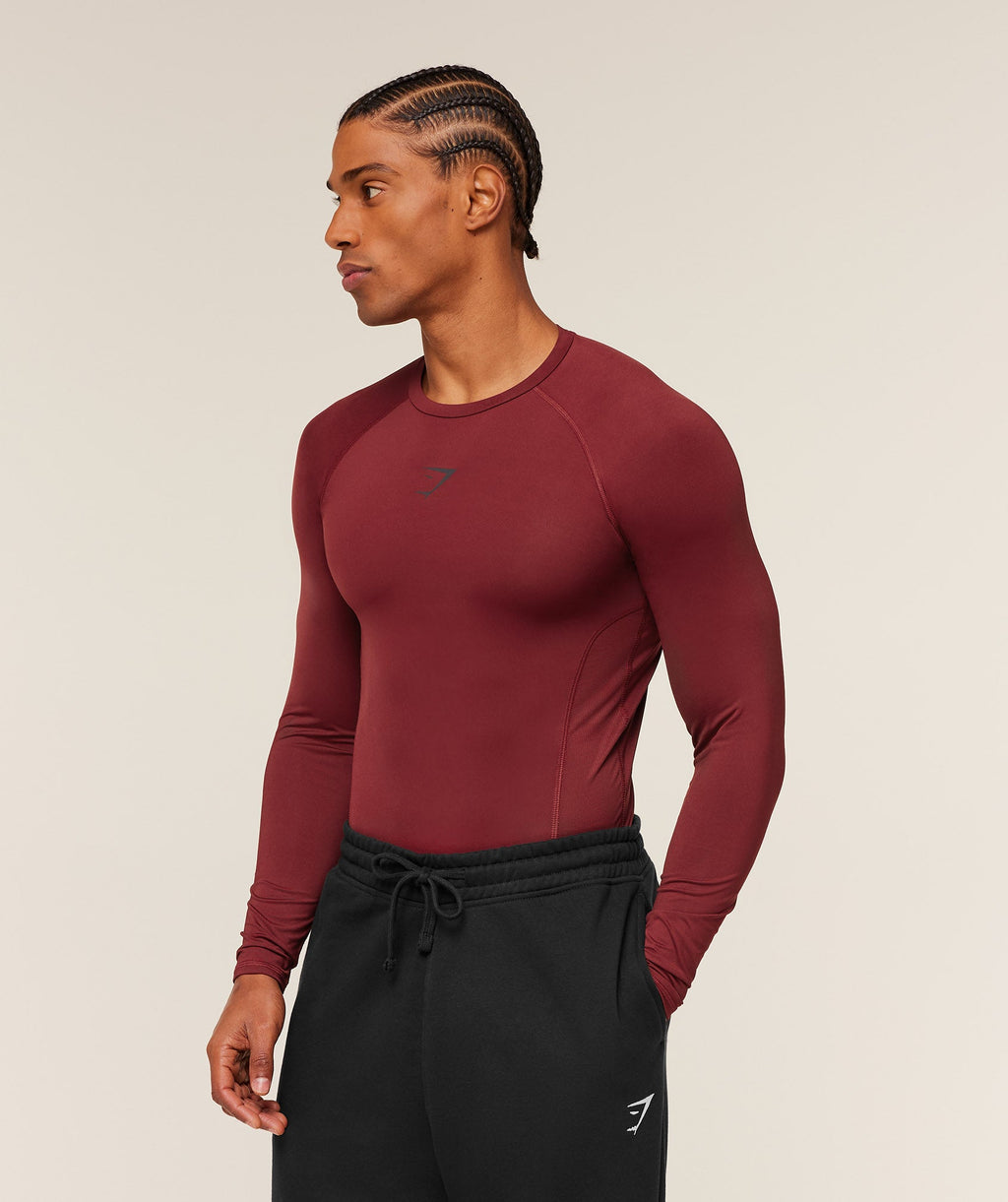 Element Baselayer Long Sleeve T-Shirt - Sets Red