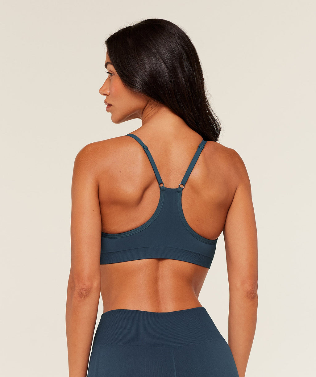 Everyday Seamless Racerback Sports Bra - GS Stealth Blue