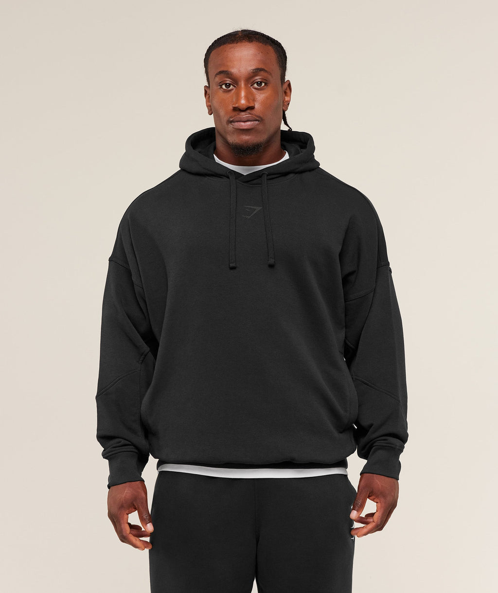 Power Oversized Hoodie - Black/Asphalt Grey