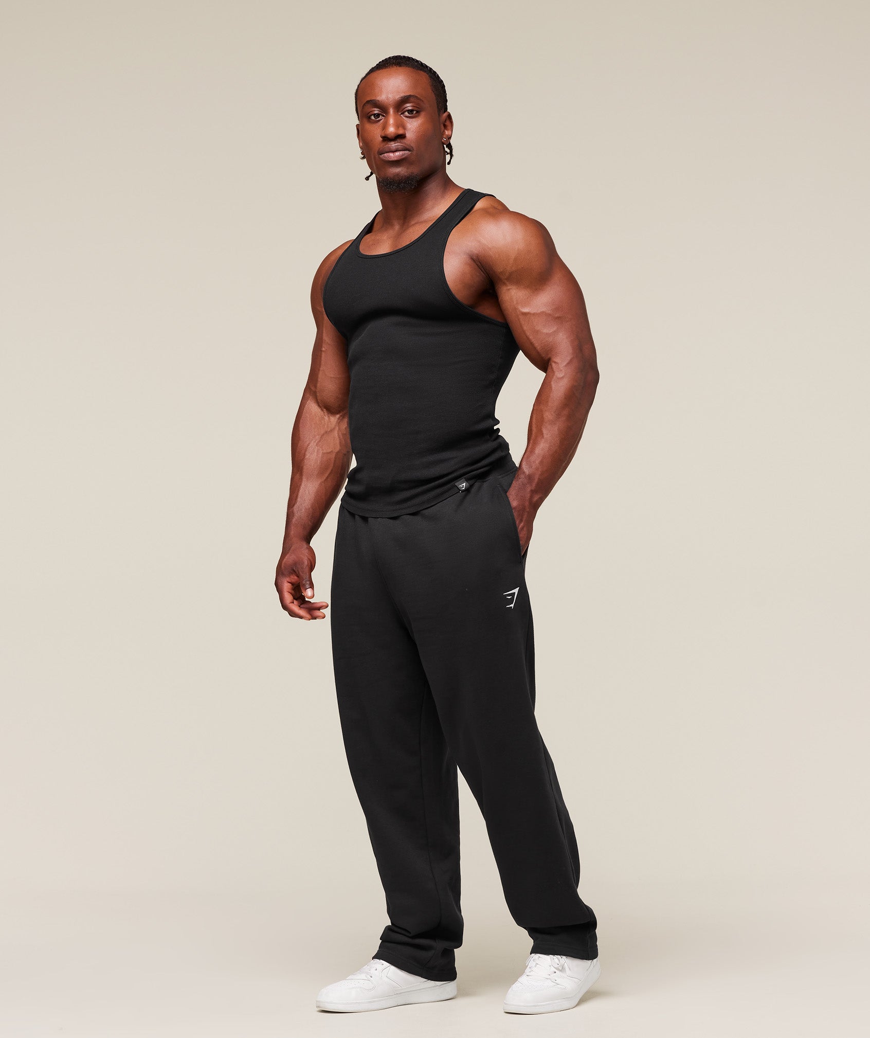 Ribbed Tank 1PK - Black