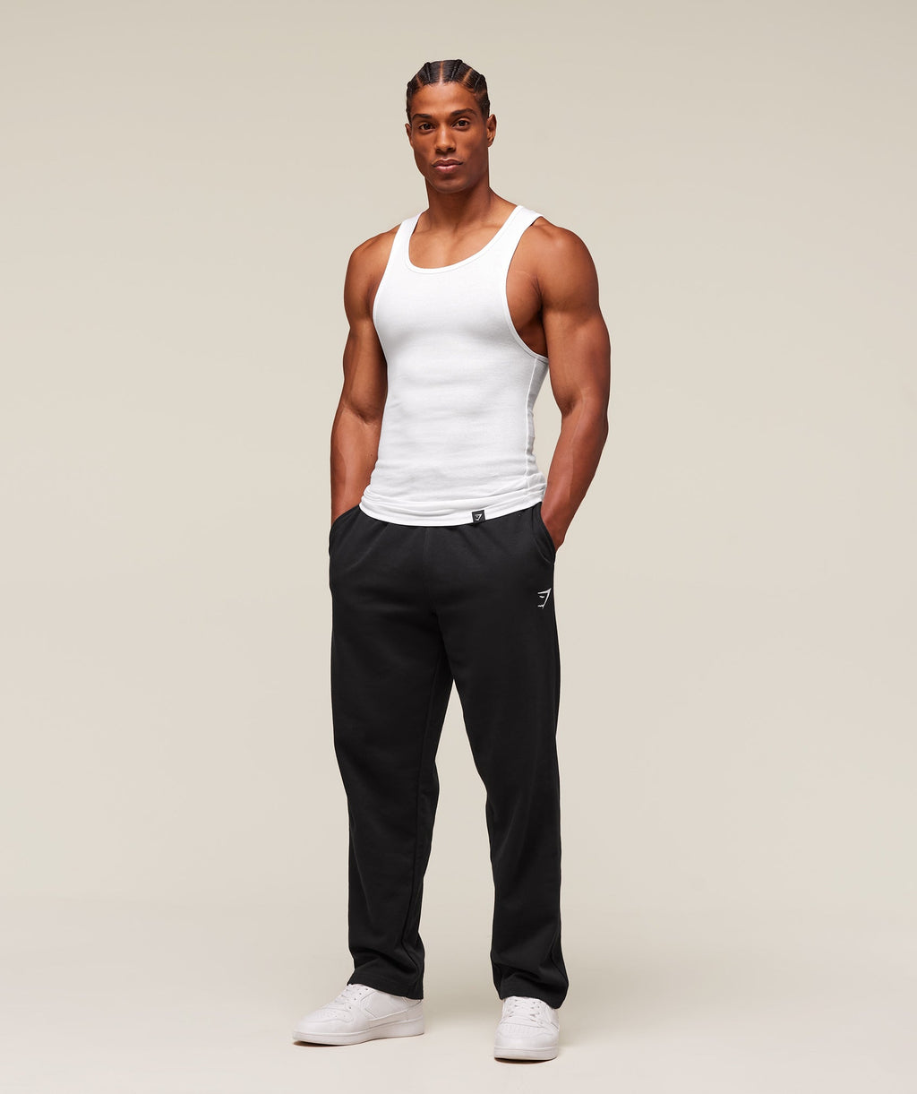 Ribbed Tank 1PK - White