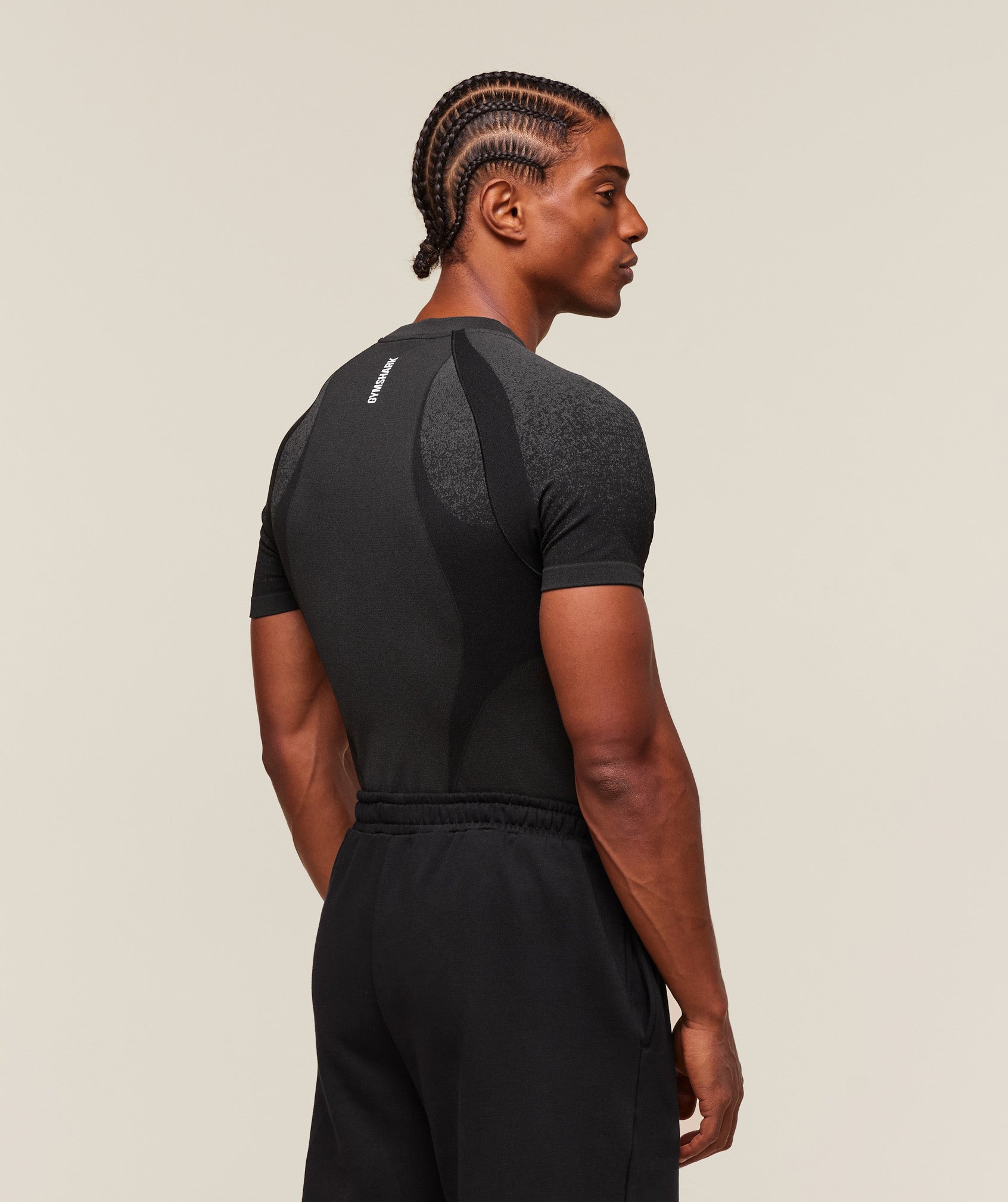 Shadow Seamless T Shirt - Black