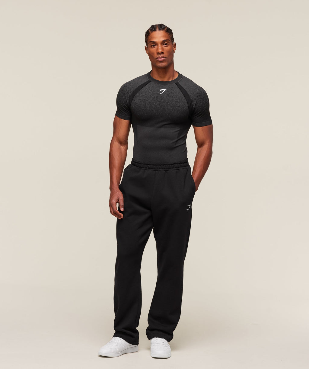 Shadow Seamless T Shirt - Black