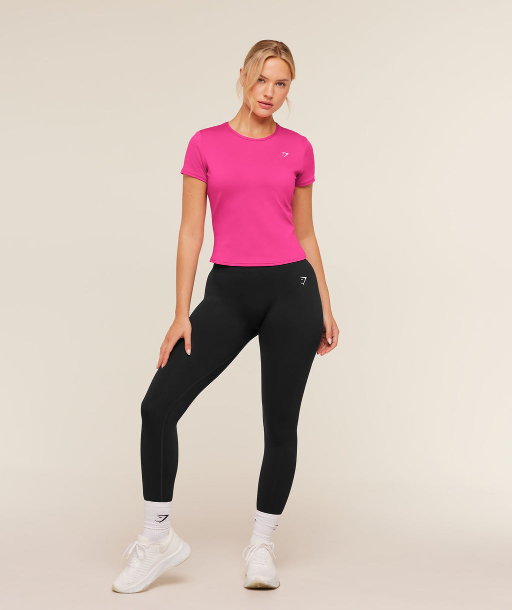 Training Baby Tee - Super-Set Pink