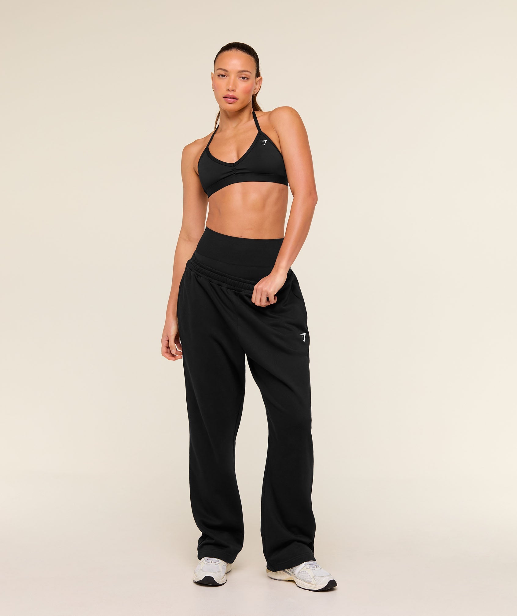 Training Fleece Straight Leg Regular Joggers - Black