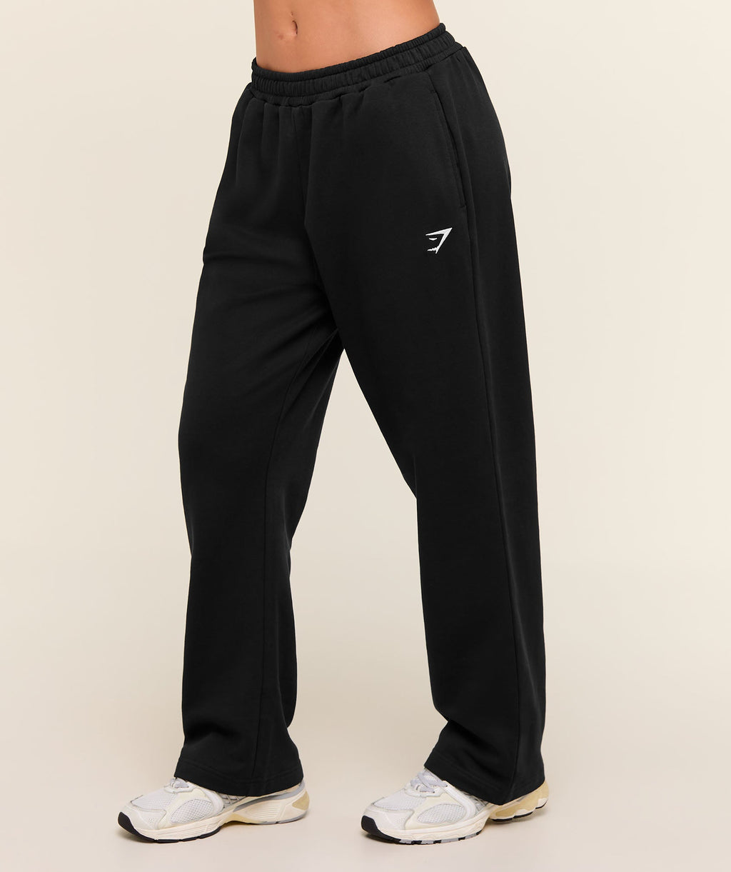 Training Fleece Straight Leg Regular Joggers - Black