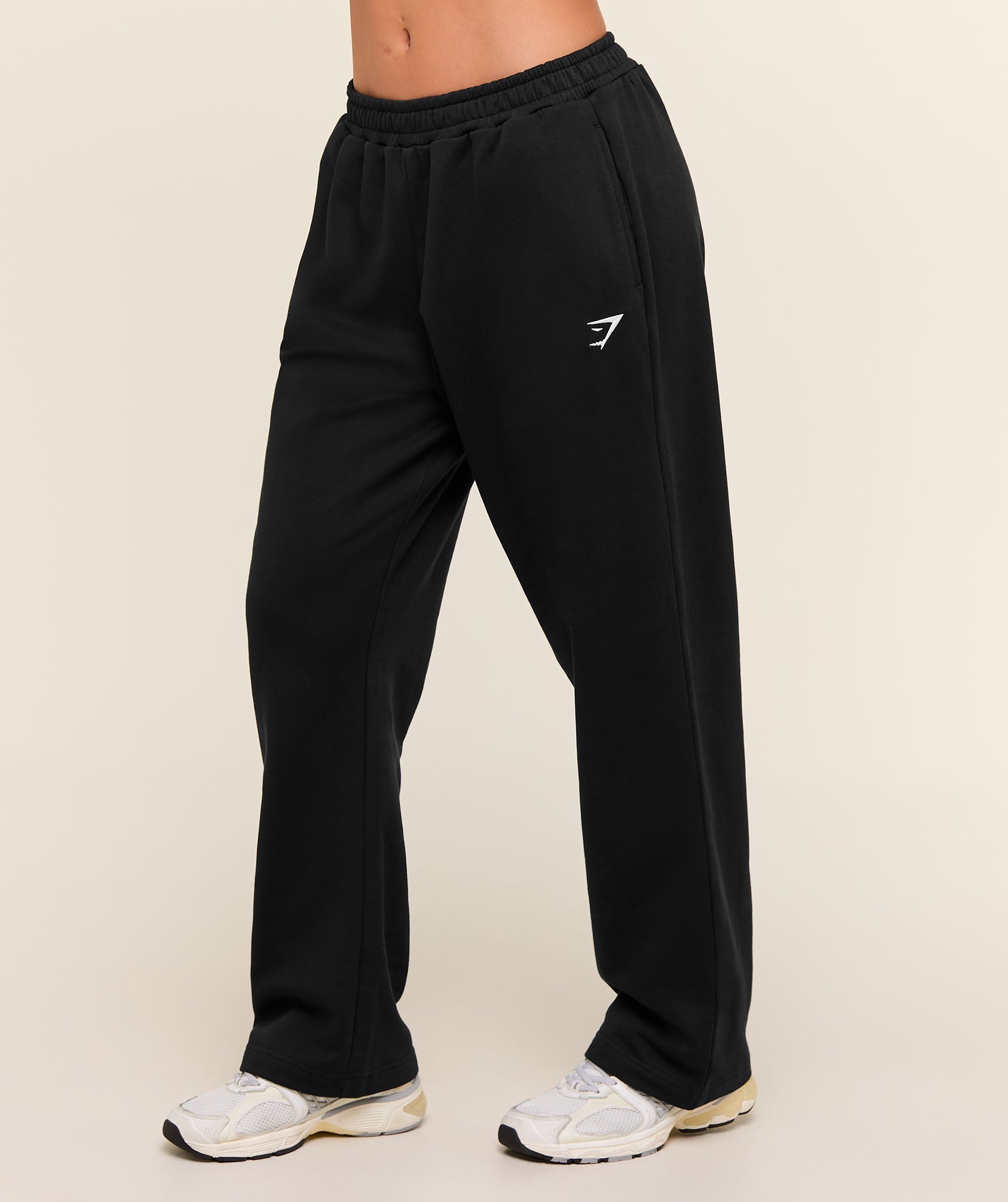 Training Fleece Straight Leg Regular Joggers - Black