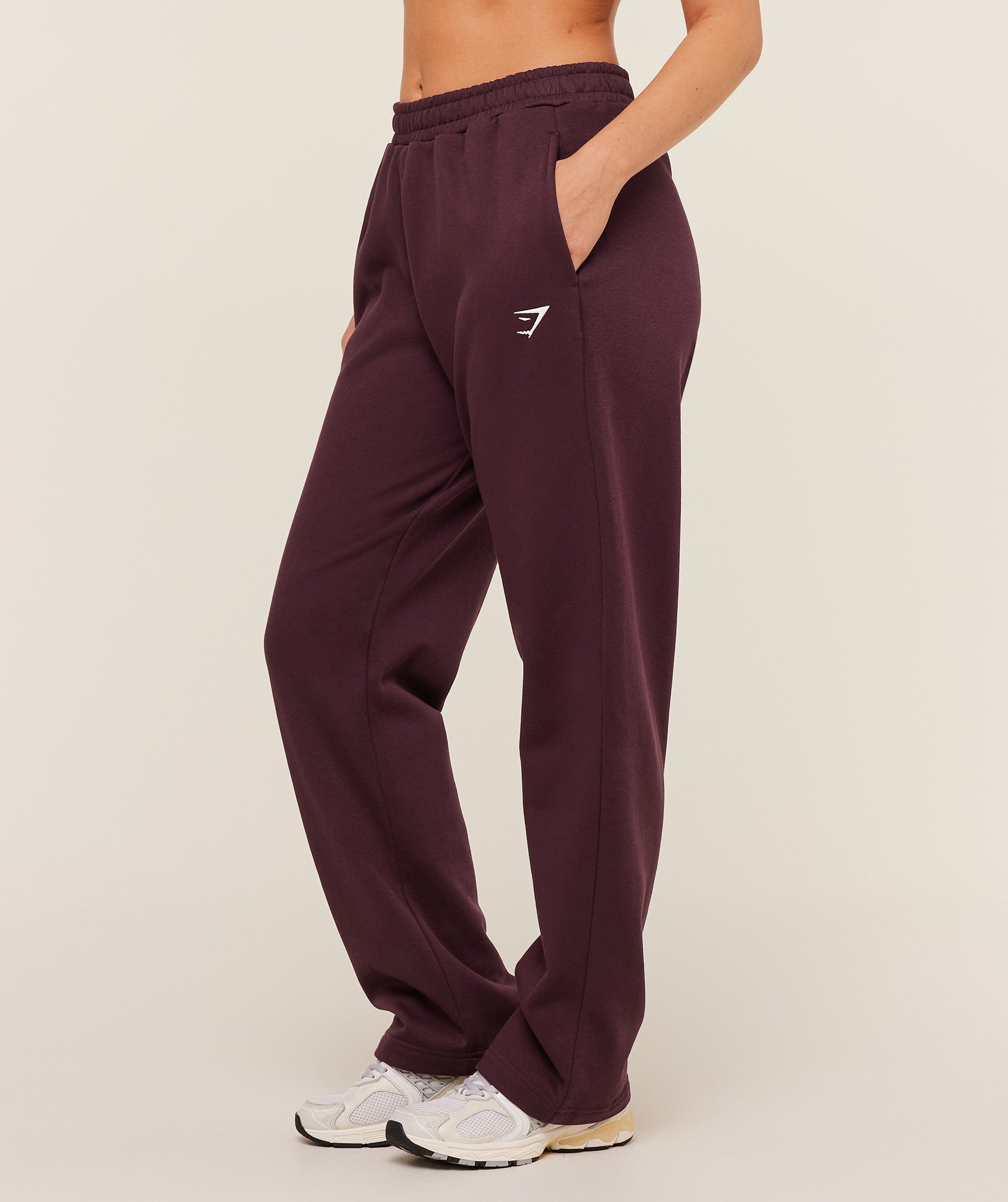 Training Fleece Straight Leg Regular Joggers - GS Cherry Purple