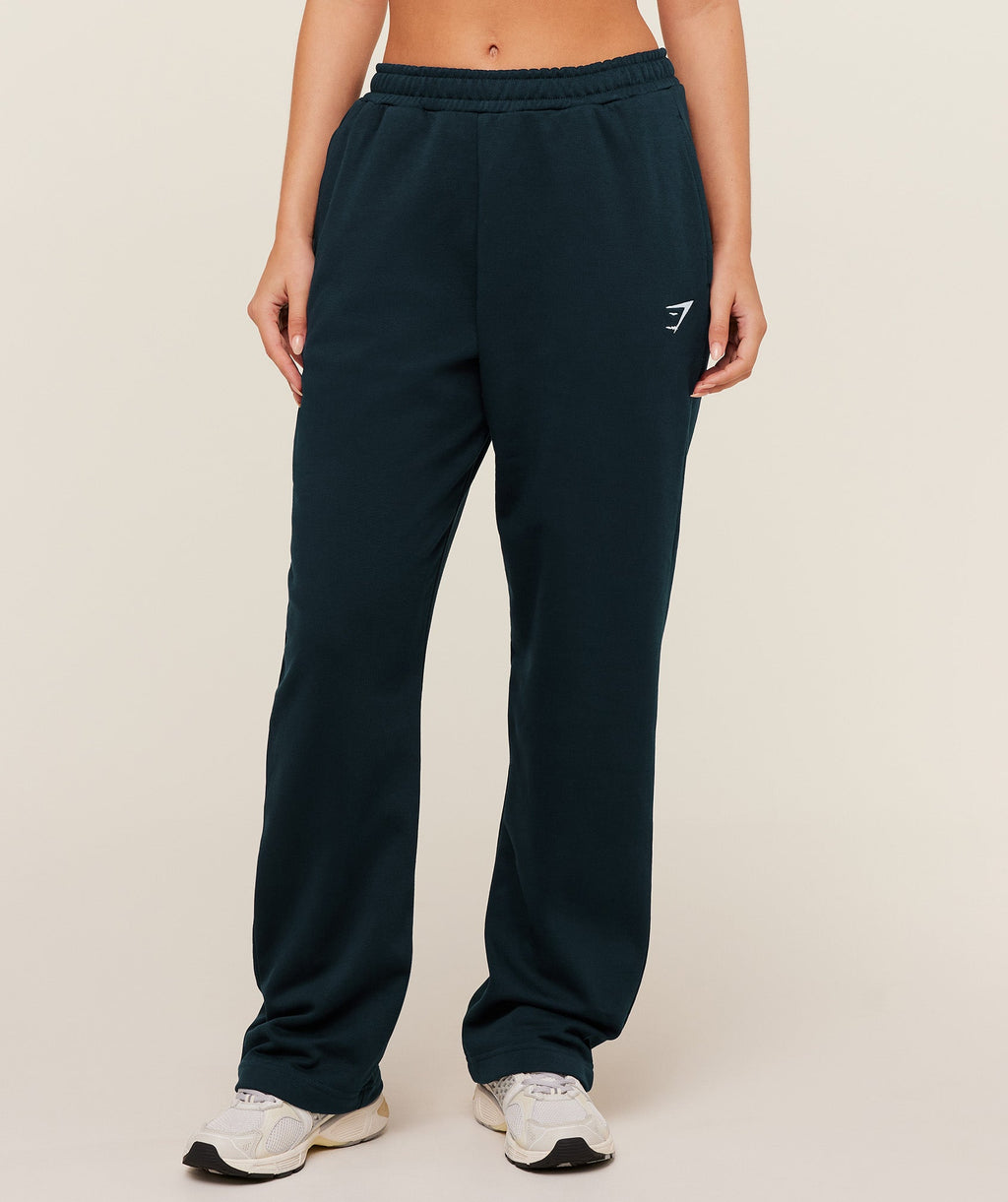 Training Fleece Straight Leg Regular Joggers - Deep Petrol Blue