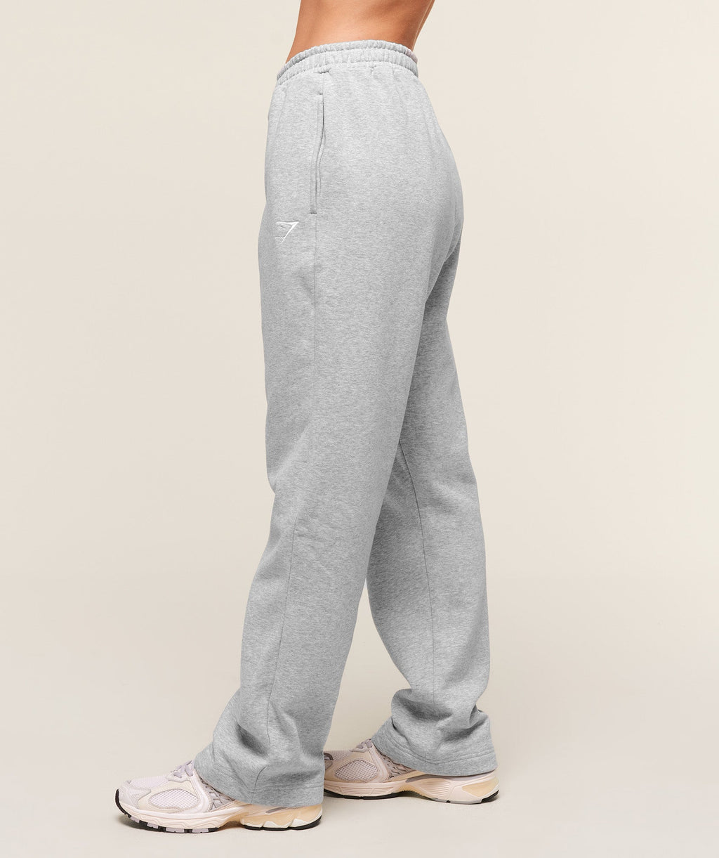 Training Fleece Straight Leg Regular Joggers - Light Grey Core Marl