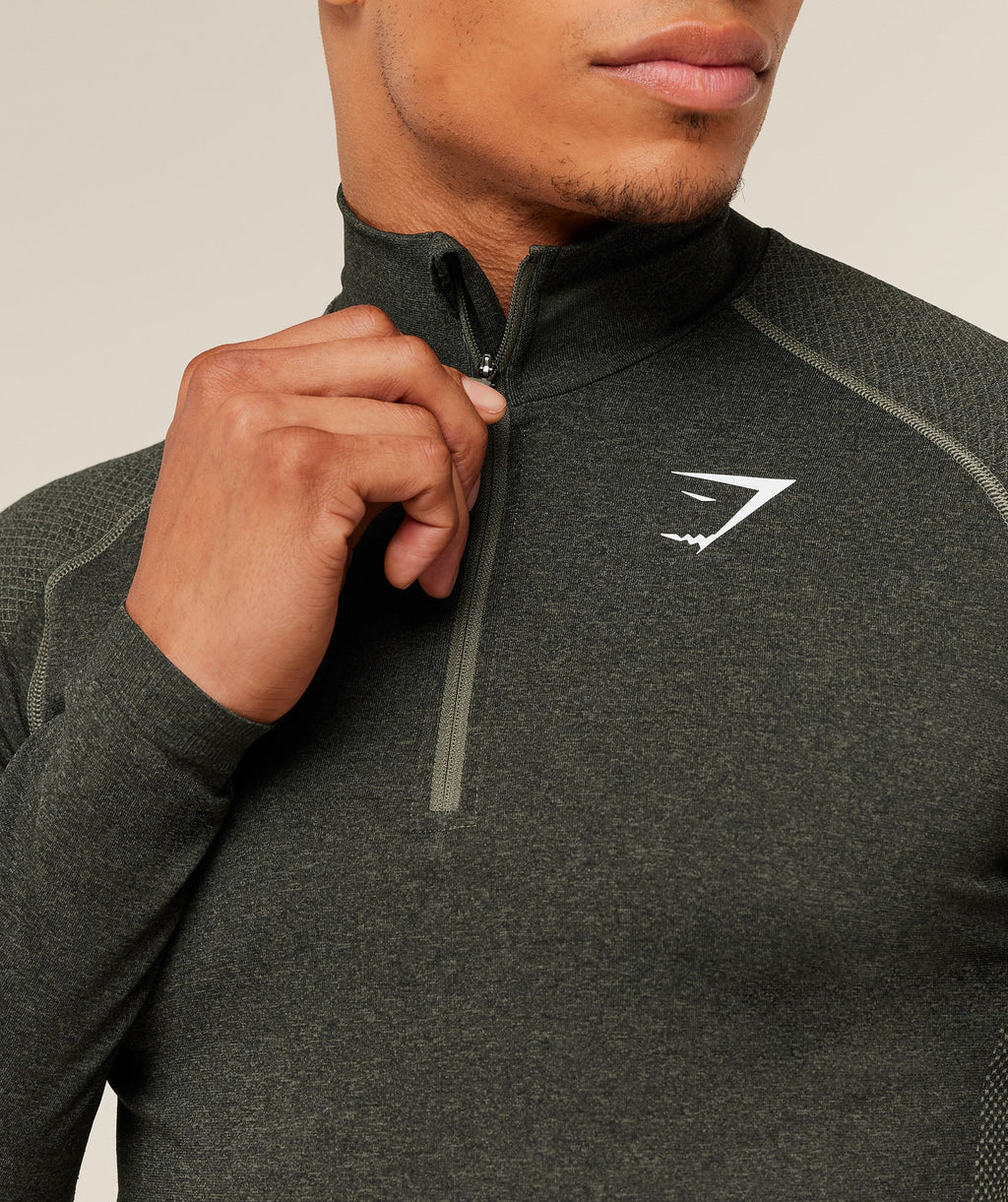 Vital 1/4 Zip - Core Olive/Black