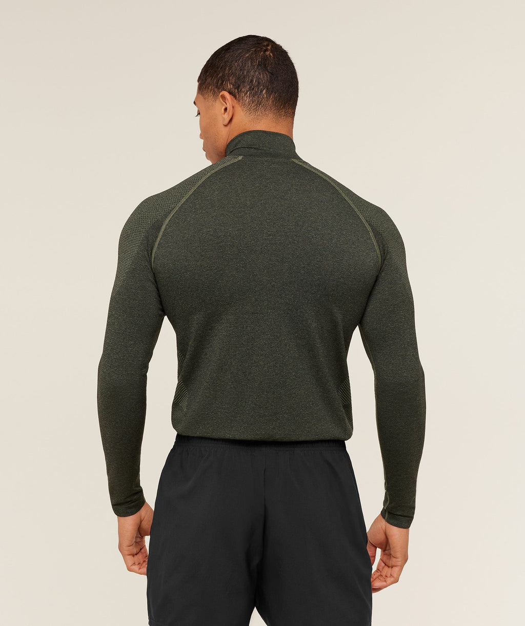 Vital 1/4 Zip - Core Olive/Black