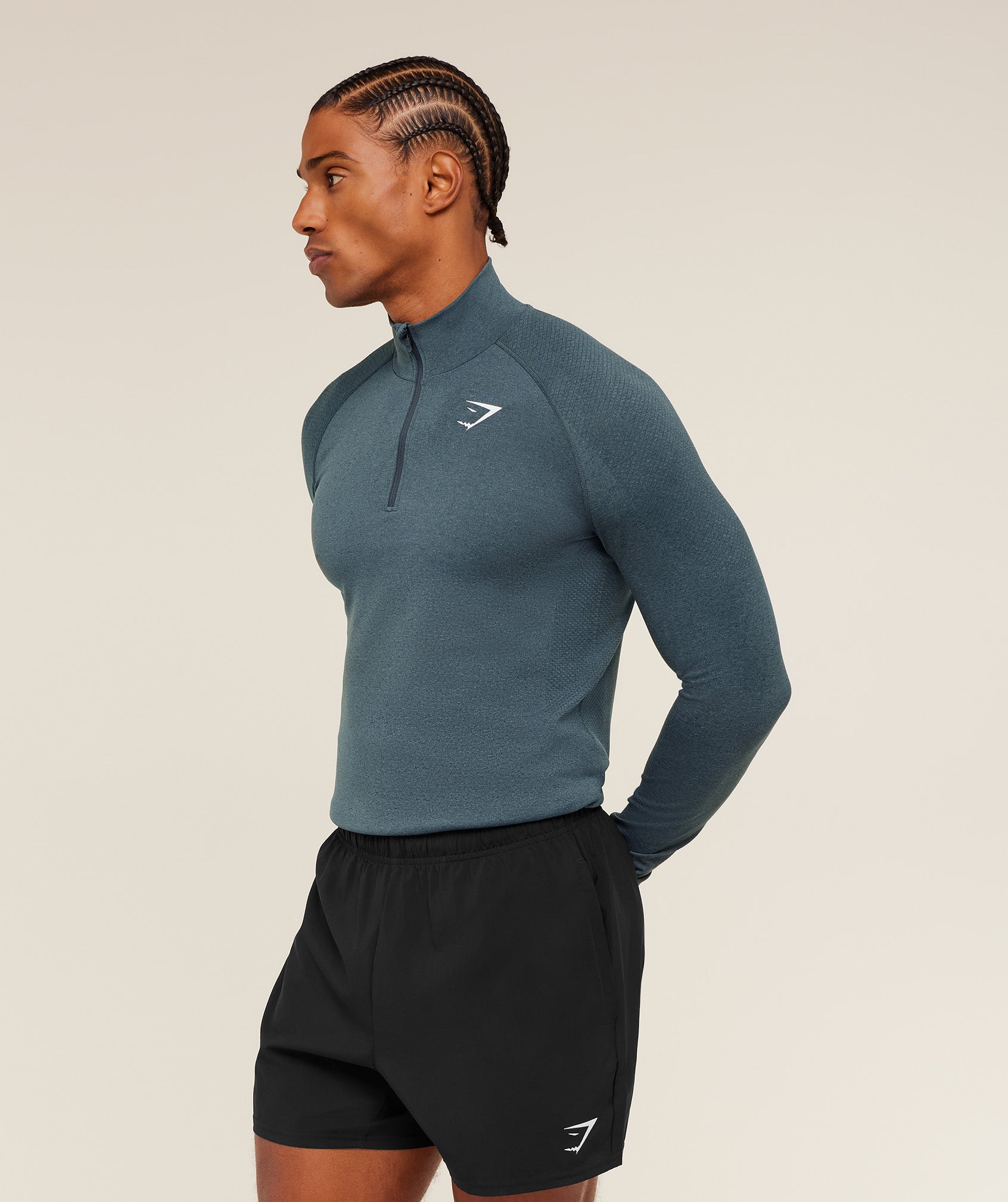 Vital 1/4 Zip - Iron Blue / Stealth Blue