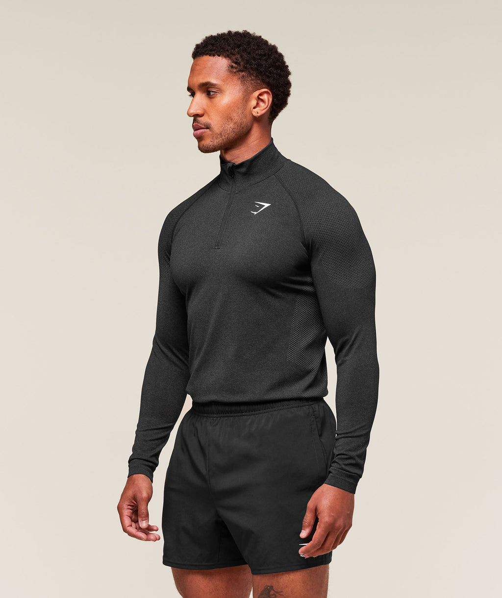 Vital 1/4 Zip - Black/Silhouette Grey