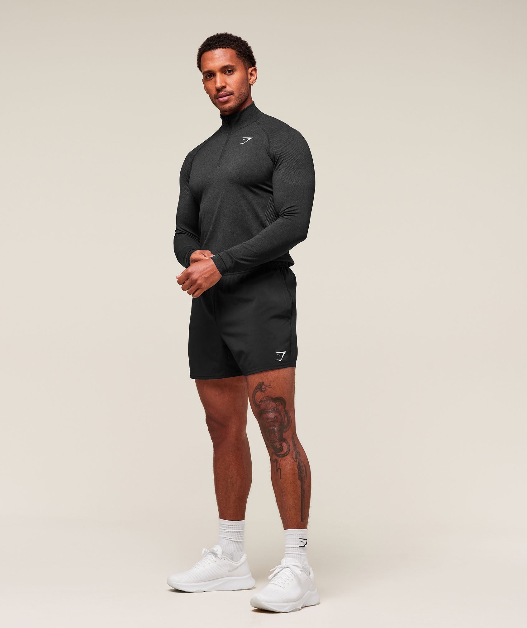 Vital 1/4 Zip - Black/Silhouette Grey